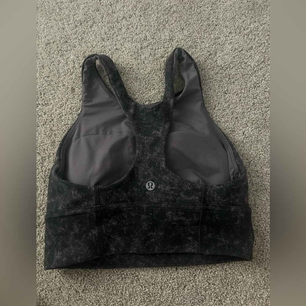 lululemon energy high neck longline bra size 4